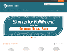 Tablet Screenshot of kommonthread.com